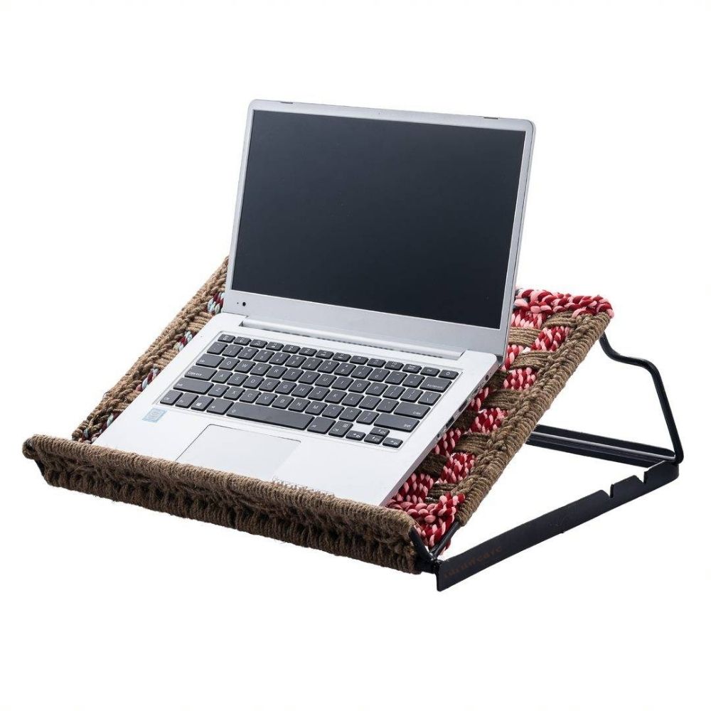 Bunai Handowen Laptop Stand (Jute and Multicolor)