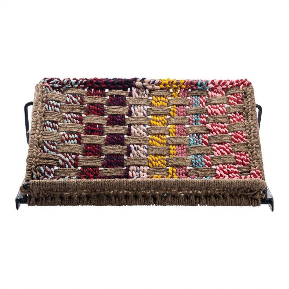 Bunai Handowen Laptop Stand (Jute and Multicolor)