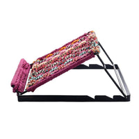 Bunai Handowen Laptop Stand (Pink and Multicolor)