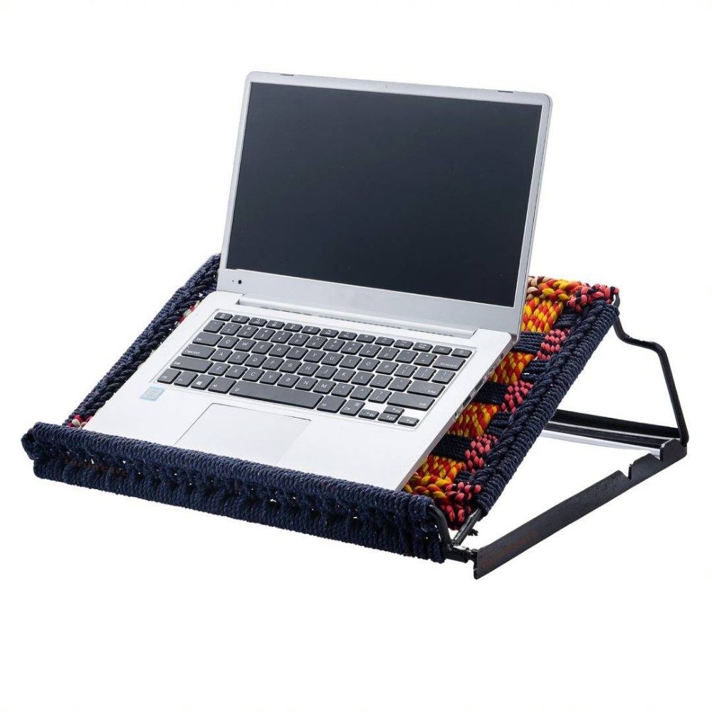 Bunai Handowen Laptop Stand (Dark Blue and Multicolor)