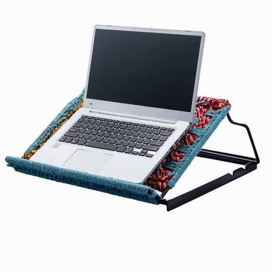 Bunai Handowen Laptop Stand (Blue and Multicolor)