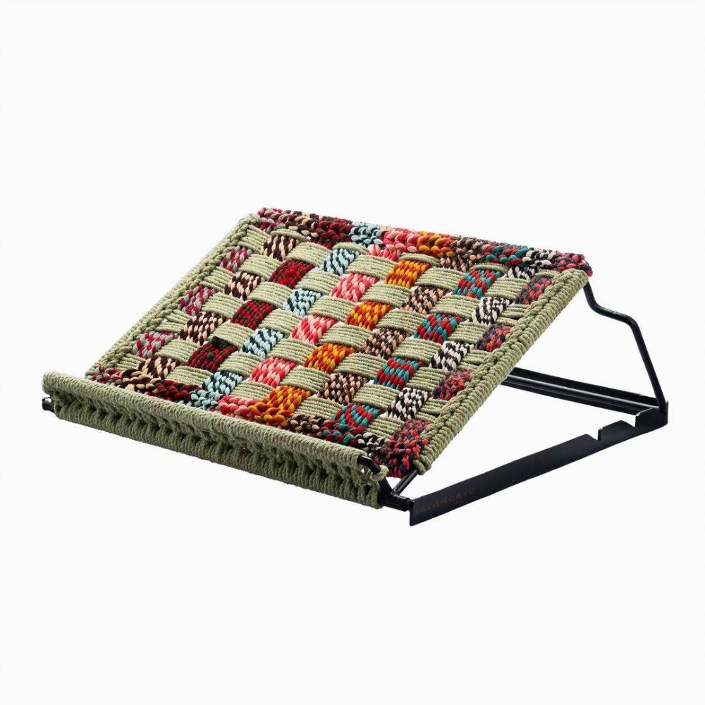 Bunai Handowen Laptop Stand (Green Ela and Multicolor)