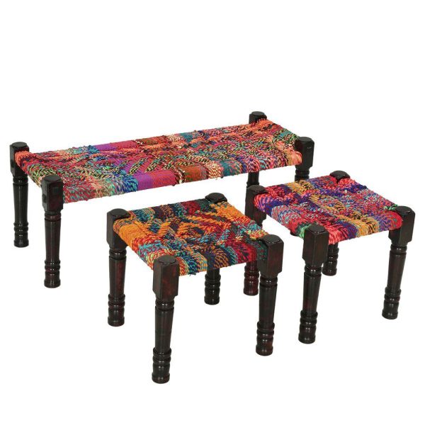 Buy Woven Bench Online and Buy Stools in India- Furnweave