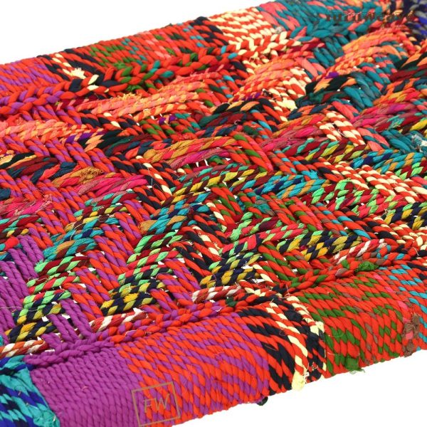 Furnweave Handwoven Wooden Bench | Rangana - Multicolor by Furnweave