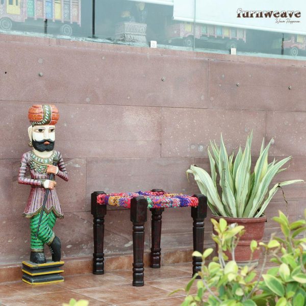 Buy Stools in India- Buy Saree Rope Handwoven Stools Online in India | Furnweave