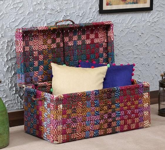 Buy Multicolor woven Box Online - Furnweave