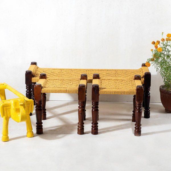 Buy Stools in India and woven bench online- Furnweave