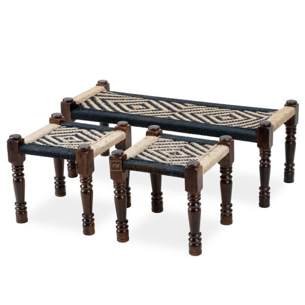 Buy Stools in India and woven bench online- Furnweave