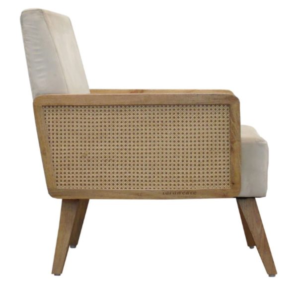 Hapo Wooden Wicker Designer Chair by Furnweave