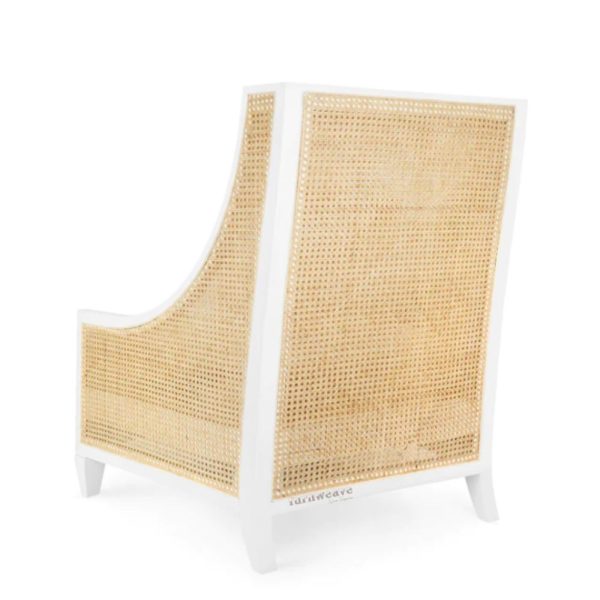 Abhis Wooden Rattan Lounge Chair by Furnweave