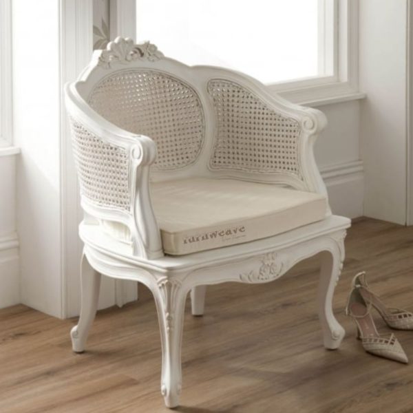 Buy Vintage Chair-Vintaze Wooden Rattan Carved Chair-Furnweave