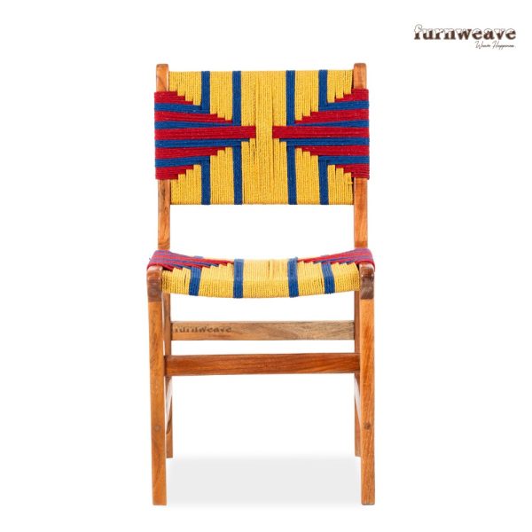 Wikia Wooden Handwoven Chair by Furnweave